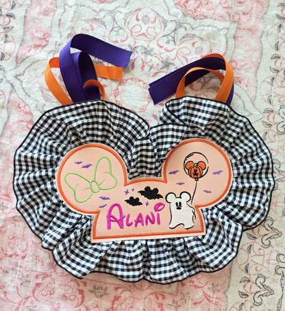 Mickey's Not So Scary Halloween Party Stroller Tag