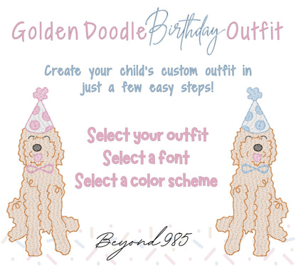 Golden Doodle Birthday