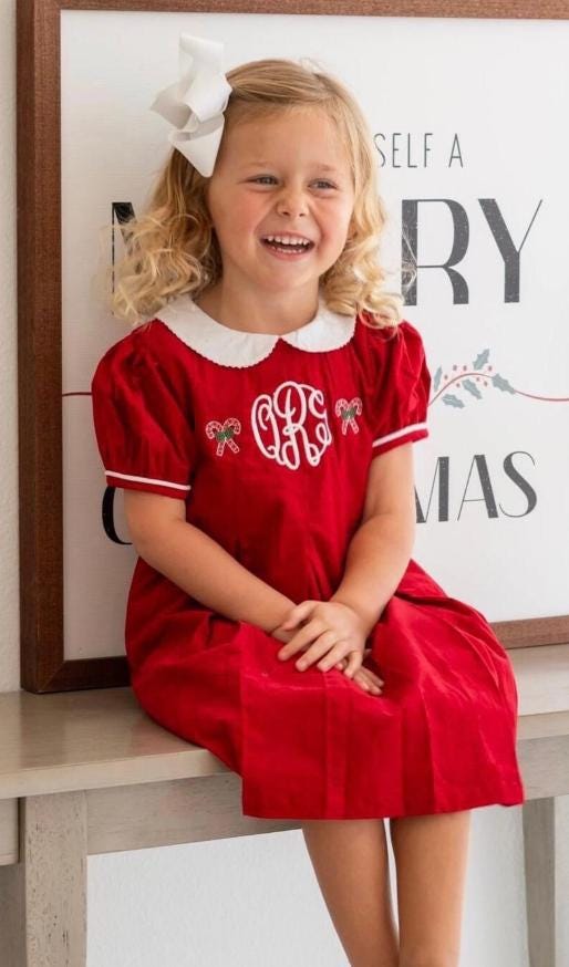 Christmas Peter Pan Collar Dress
