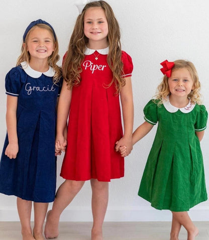 Christmas Peter Pan Collar Dress