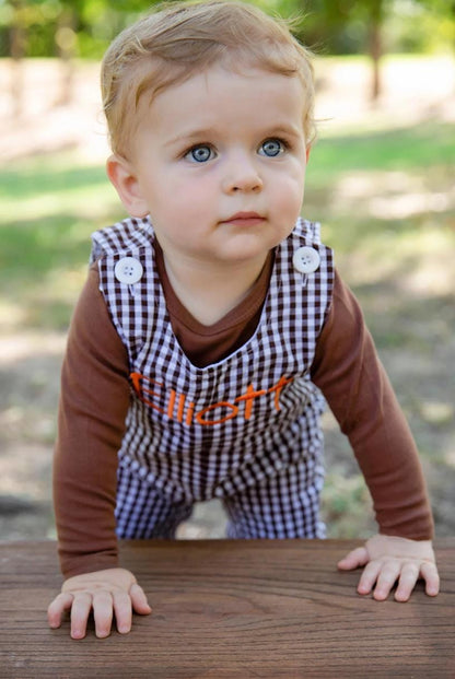 Boys Gingham Longall