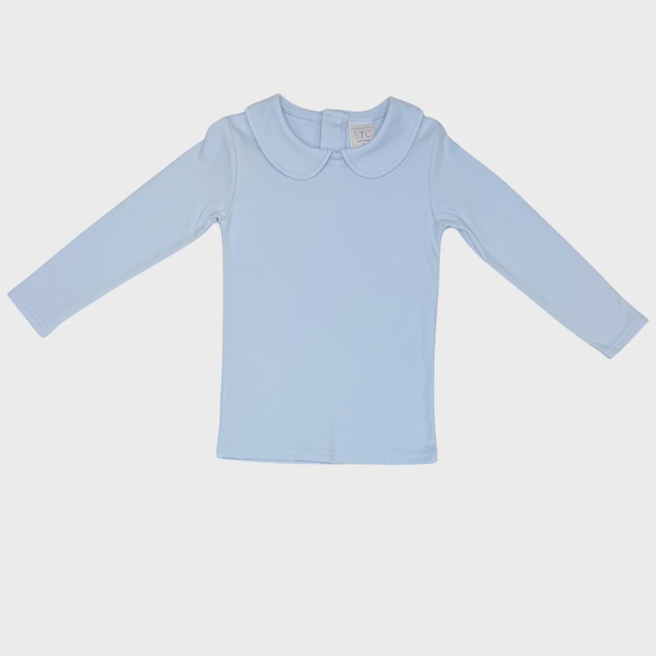 Long Sleeve Peter Pan Collared Shirt