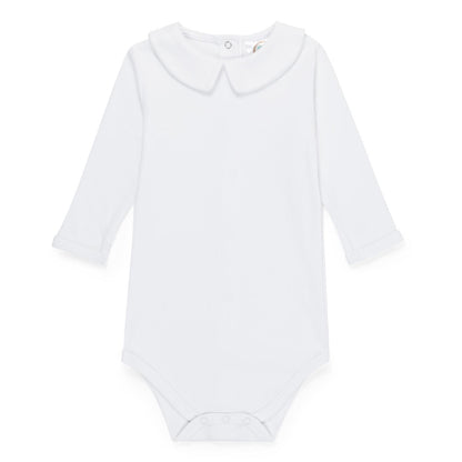 White Peter Pan Collar Shirt