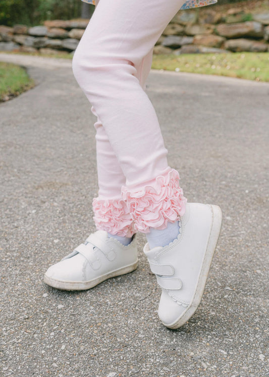 Ruffle Bottom Leggings for Girls