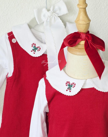 Christmas Dress with Peter Pan Collar Shirt