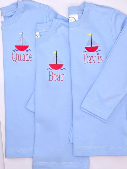 Boys Pocket T-Shirts - Long Sleeve