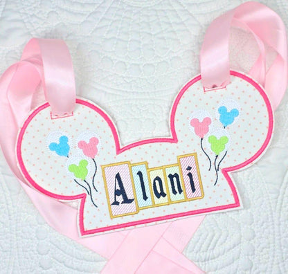 Custom Inspired Themed Stroller Tag