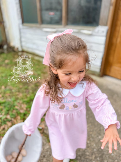 Easter Bunny Dress with Peter Pan Collar
