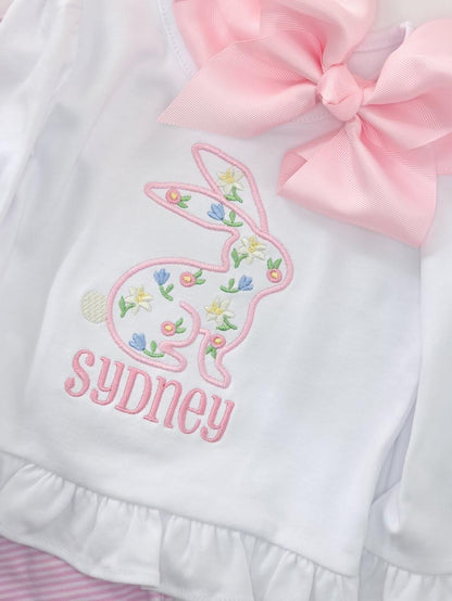 Girls Easter Bunny Shirt