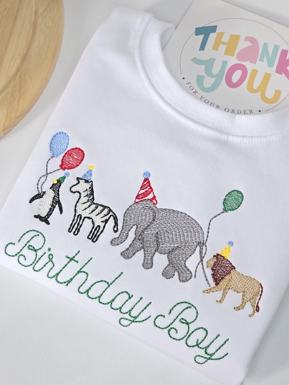 Personalized Zoo Birthday Shirt