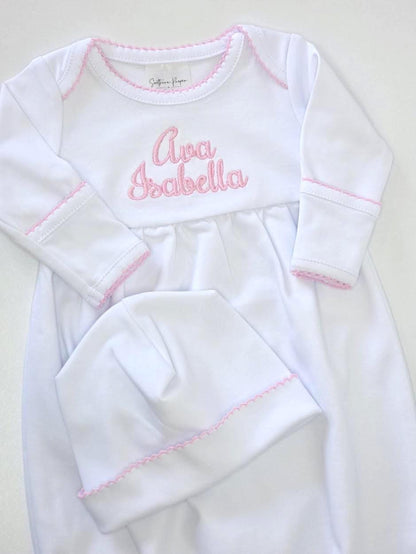 Newborn Girl Coming Home Gown