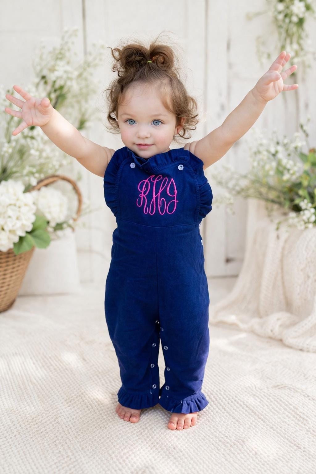 Ruffled Corduroy Jumper