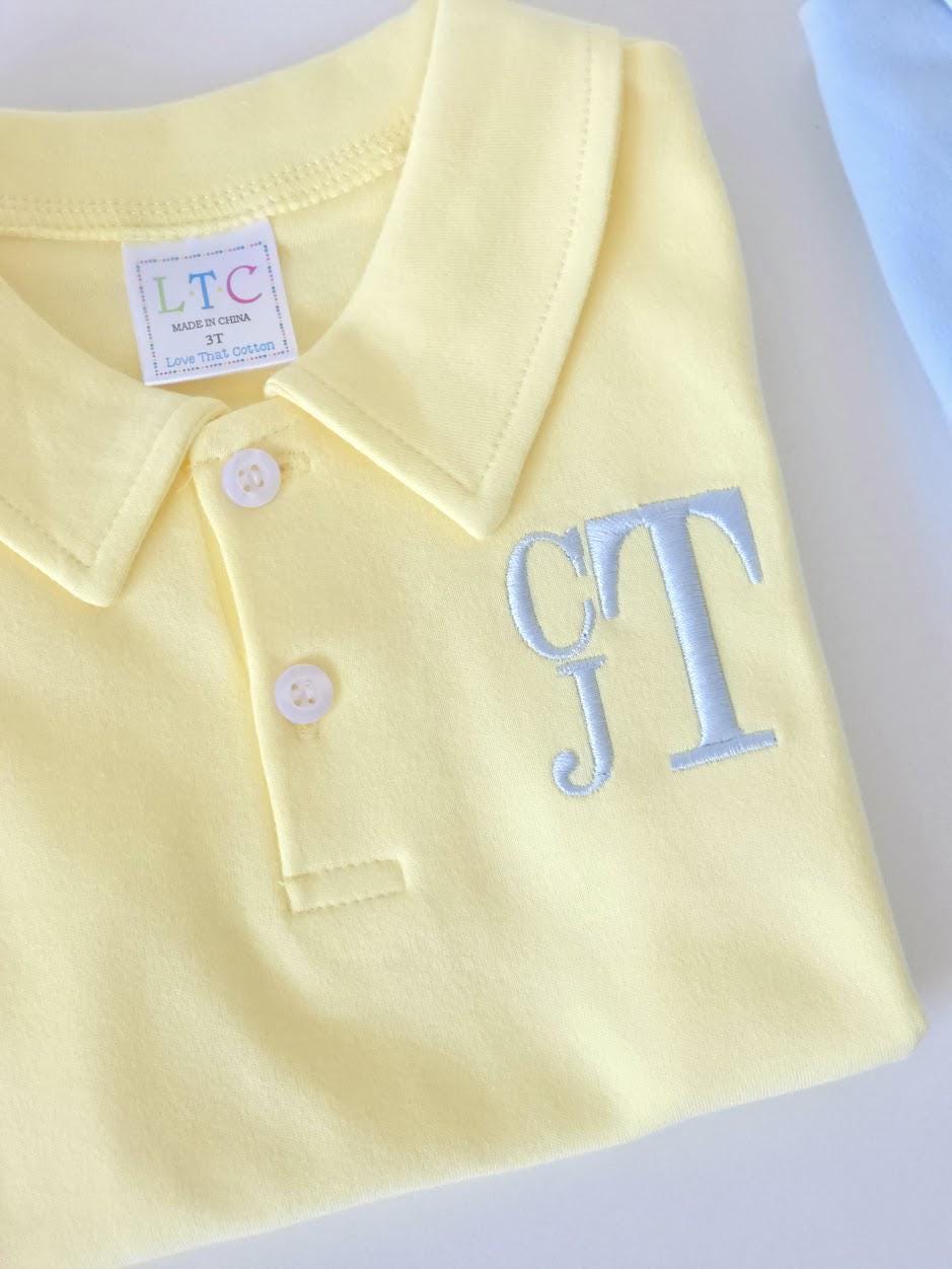 Monogrammed Polo | Boys