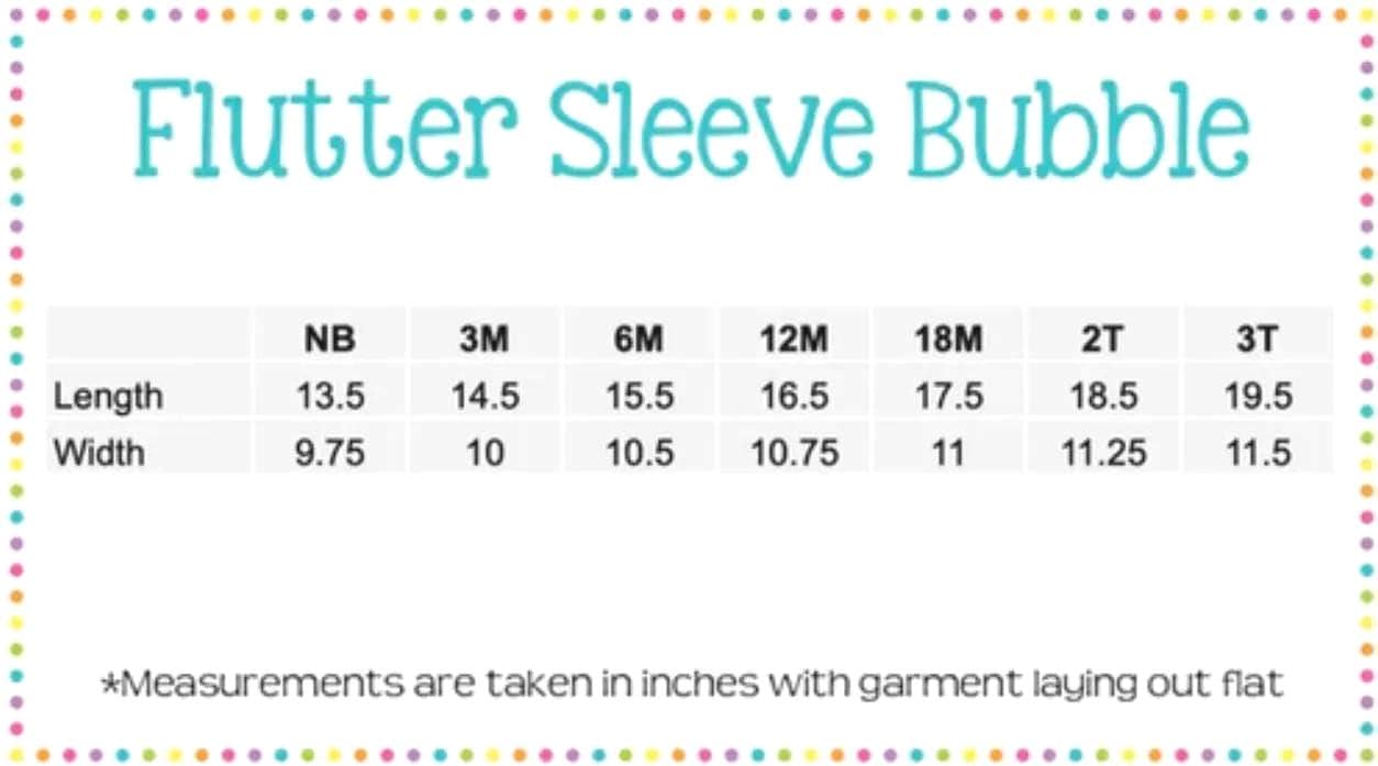 Flutter Sleeve Birthday Bubble