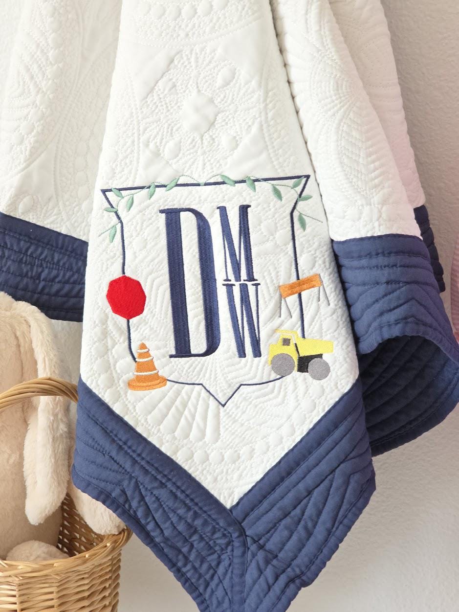 Heirloom Baby Quilts - Construction Zone