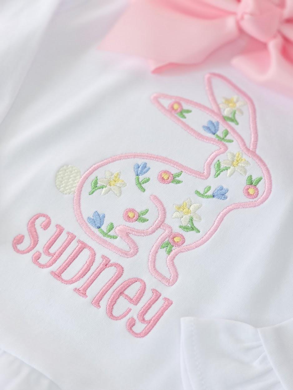 Girls Easter Bunny Shirt