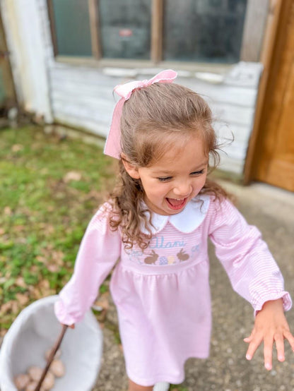 Easter Bunny Dress with Peter Pan Collar