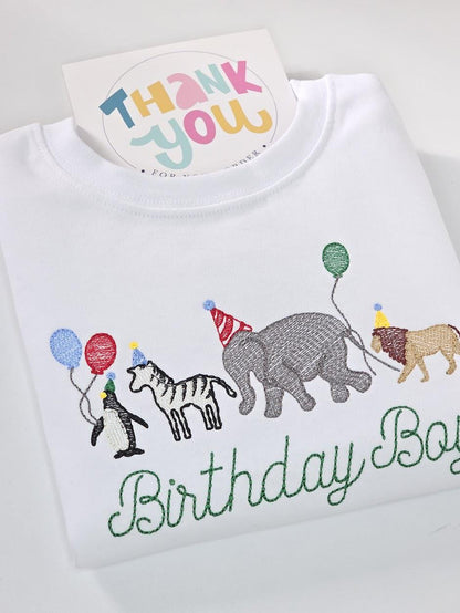 Personalized Zoo Birthday Shirt