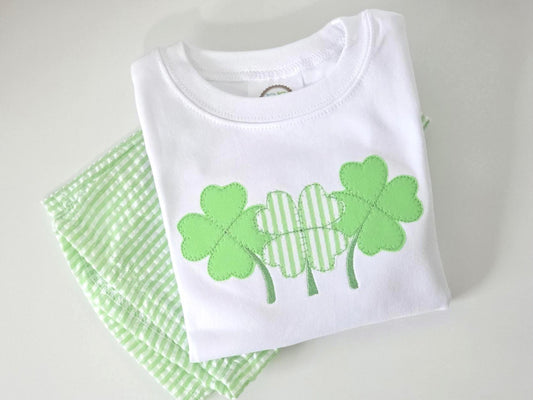 Shamrock Shirt & Seersucker Shorts Outfit
