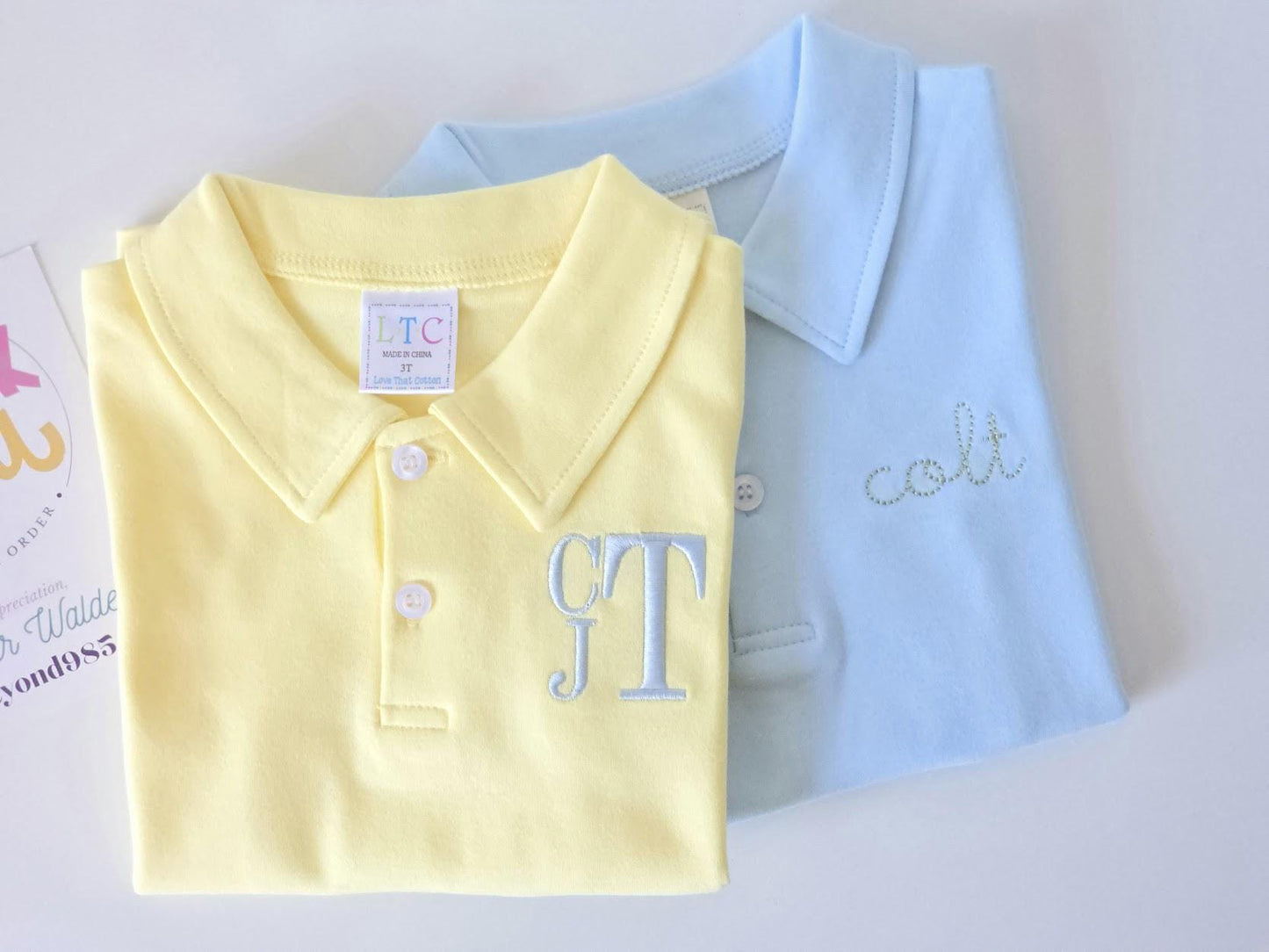Monogrammed Polo | Boys