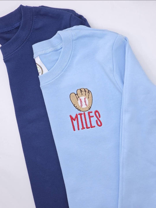 Boys Sports Pocket T-Shirts - Long Sleeve