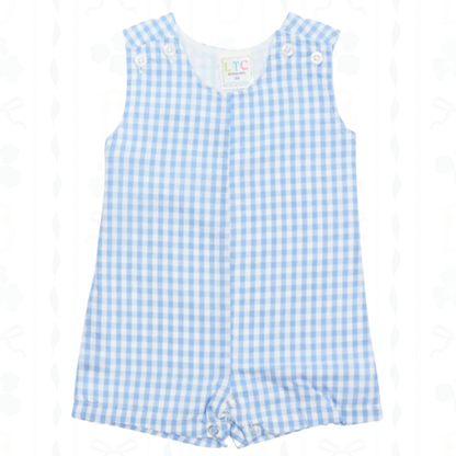 Boys Shortall | Gingham, Seersucker, and Linen