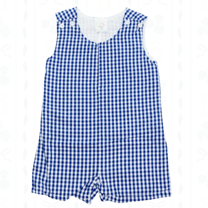 Boys Shortall | Gingham, Seersucker, and Linen
