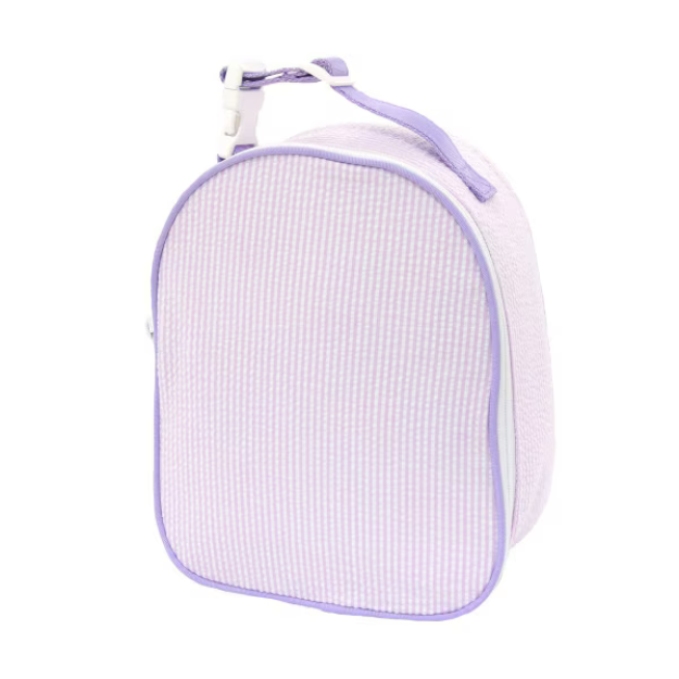 Mint Seersucker Lunch Box | Girls