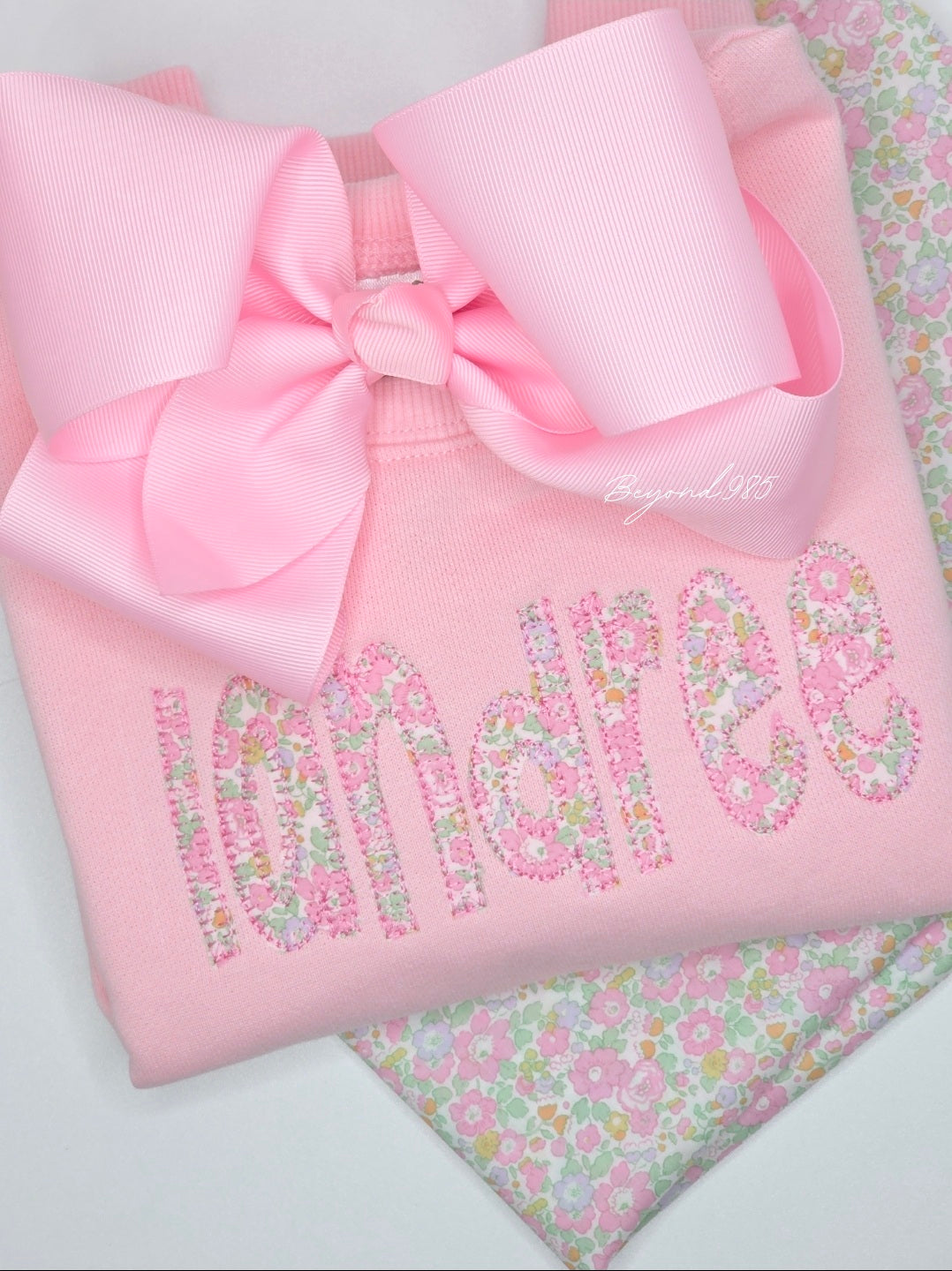 Applique Name Sweatshirts