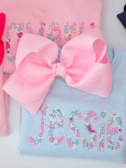 Applique Name Sweatshirts