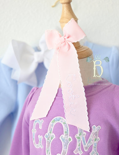 Moonstitch Long Tail Hair Bows